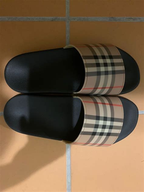 men's burberry slippers|burberry slippers women.